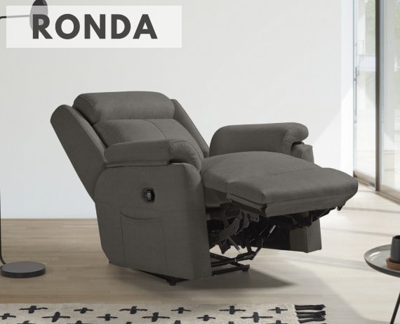 Sillón relax de tela Ronda de HOME - principal