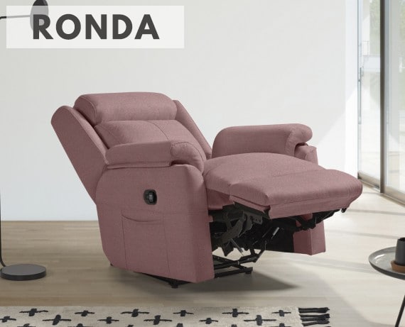 Sillón relax de tela Ronda de HOME - principal