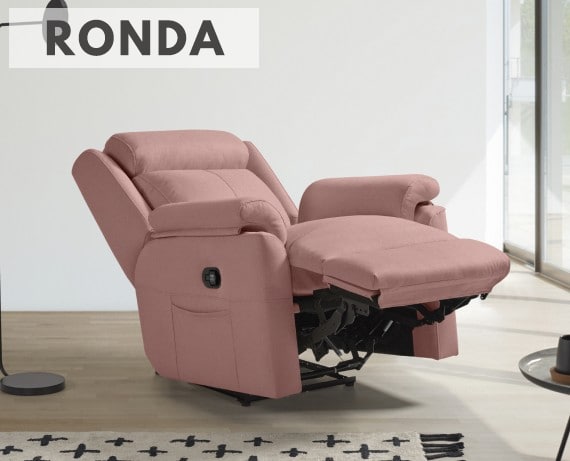 Sillón relax de tela Ronda de HOME - principal