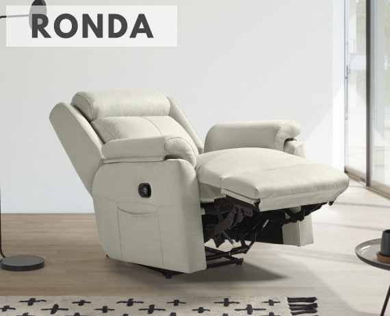 Sillón relax de tela Ronda de HOME - principal