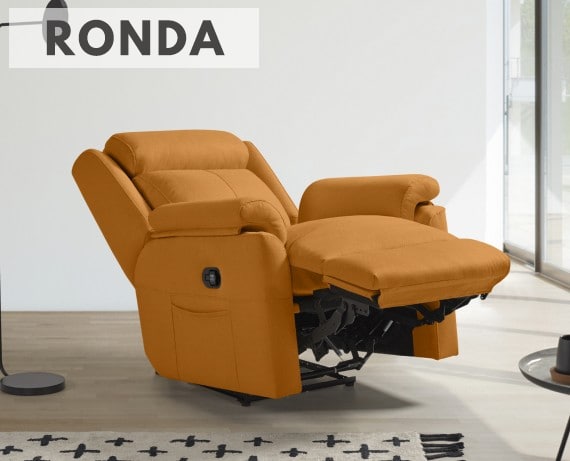 Sillón relax de tela Ronda de HOME - principal