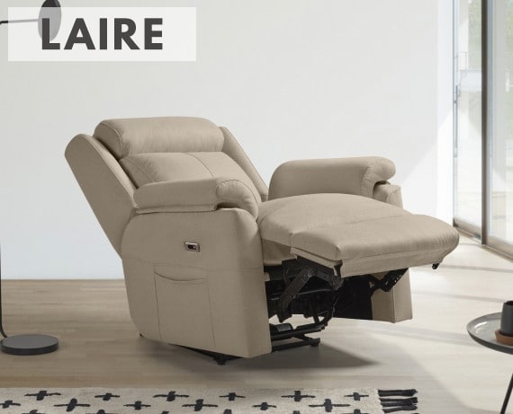Sillón relax de tela Laire de HOME - principal