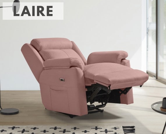 Sillón relax de tela Laire de HOME - principal