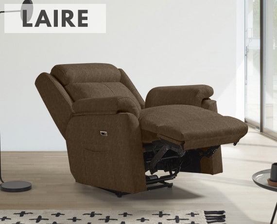 Sillón relax de tela Laire de HOME - principal