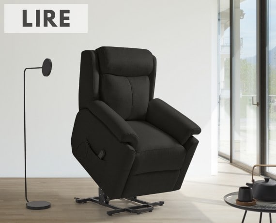 Sillón relax de tela Lire power-lift de HOME - principal