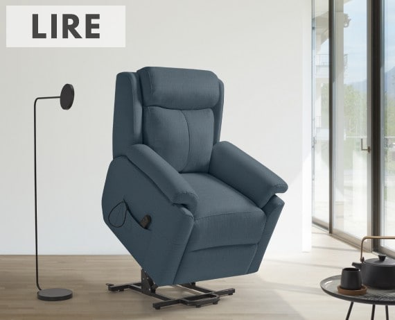 Sillón relax de tela Lire power-lift de HOME - principal