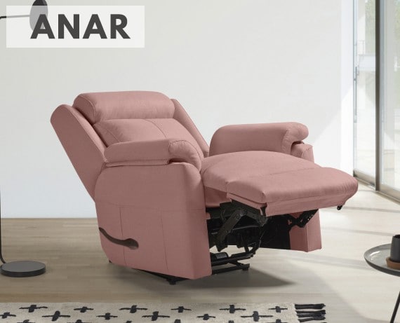 Sillón relax de tela Anar de HOME - principal