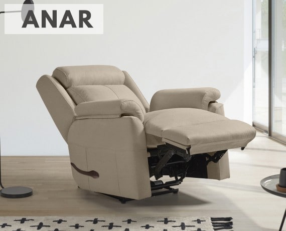 Sillón relax de tela Anar de HOME - principal