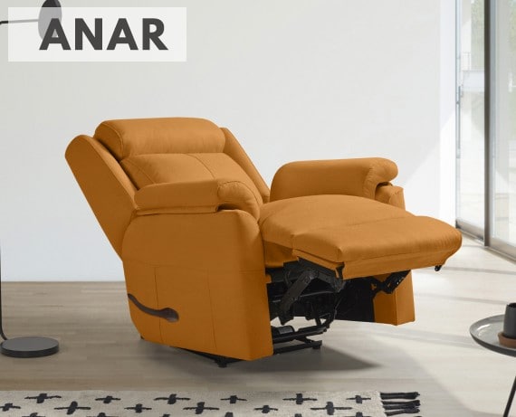 Sillón relax de tela Anar de HOME - principal