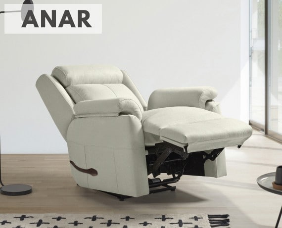 Sillón relax de tela Anar de HOME - principal
