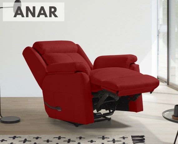 Sillón relax de tela Anar de HOME - principal