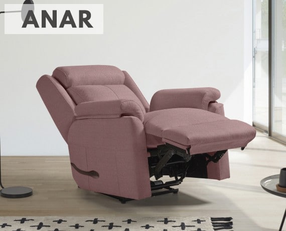 Sillón relax de tela Anar de HOME - principal
