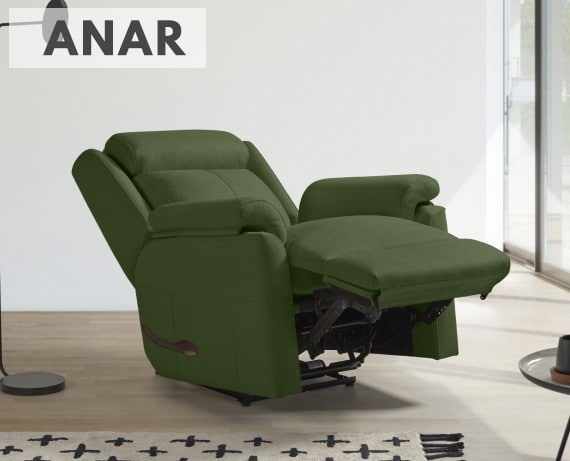 Sillón relax de tela Anar de HOME - principal