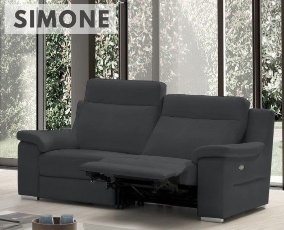 Sofá relax de piel Simone de StyleKomfort - principal