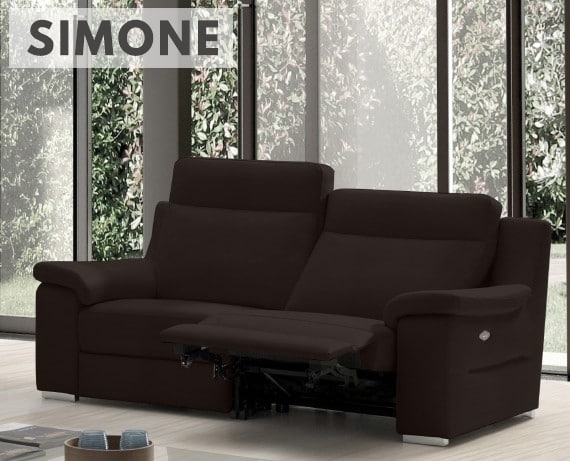 Sofá relax de piel Simone de StyleKomfort - principal