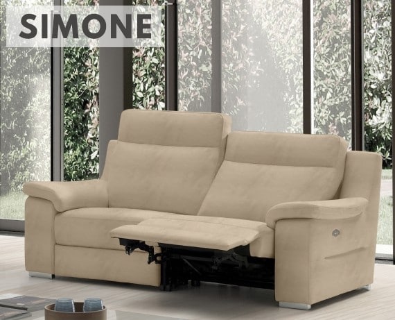 Sofá relax de piel Simone de StyleKomfort - principal