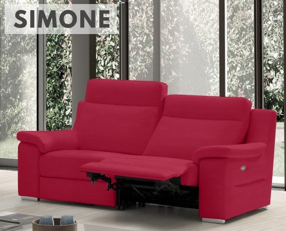 Sofá relax de piel Simone de StyleKomfort - principal