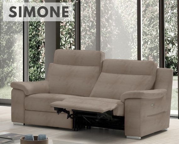 Sofá relax de piel Simone de StyleKomfort - principal