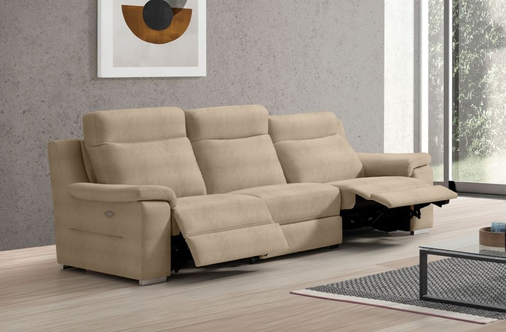 Sofá relax de piel Simone Plus de StyleKomfort - principal