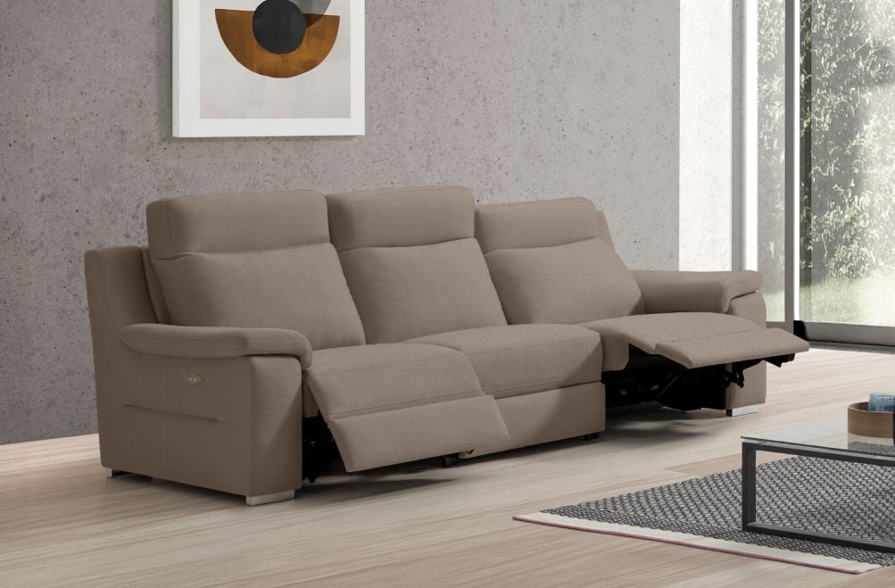 Sofá relax de piel Simone Plus de StyleKomfort - principal