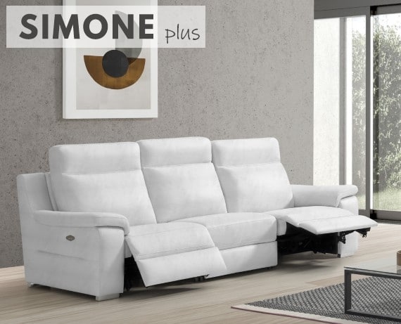 Sofá relax de piel Simone Plus de StyleKomfort - principal