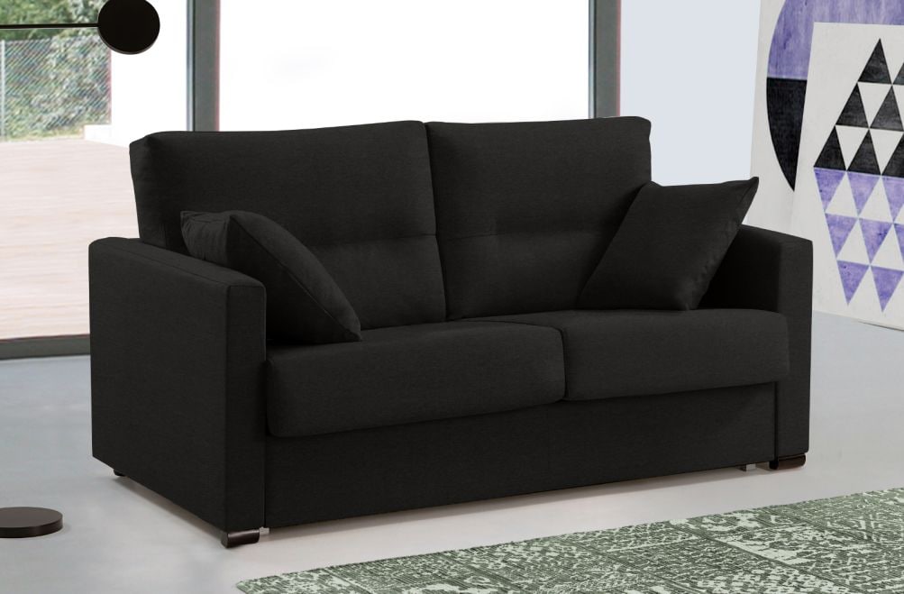 Sofá cama de apertura italiana de tela Laquia de HOME - principal