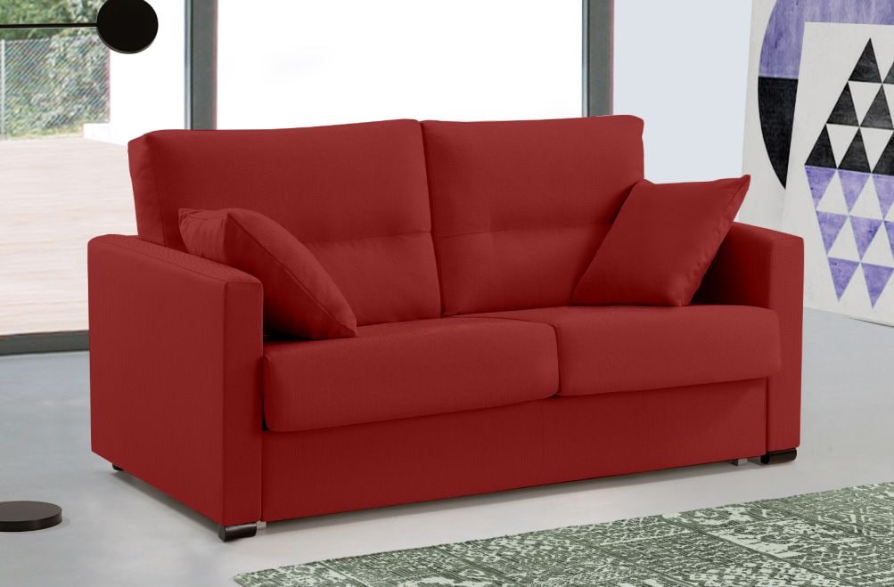 Sofá cama de apertura italiana de tela Laquia de HOME - principal