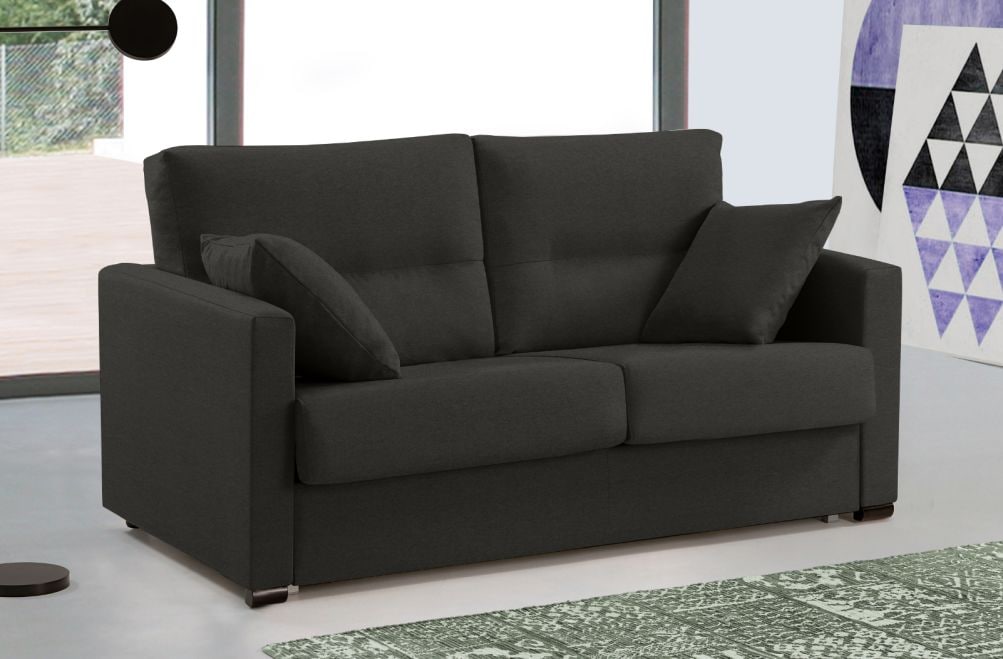 Sofá cama de apertura italiana de tela Laquia de HOME - principal