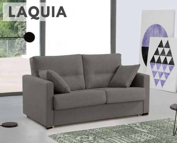 Sofá cama de apertura italiana de tela Laquia de HOME - principal