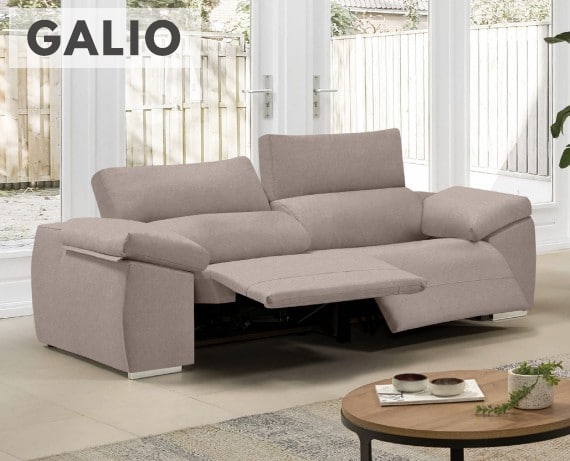 Sofá relax de tela Galio de HOME - principal