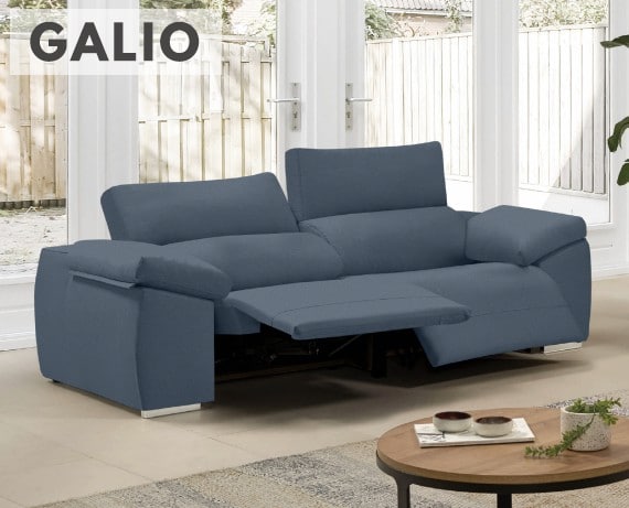 Sofá relax de tela Galio de HOME - principal