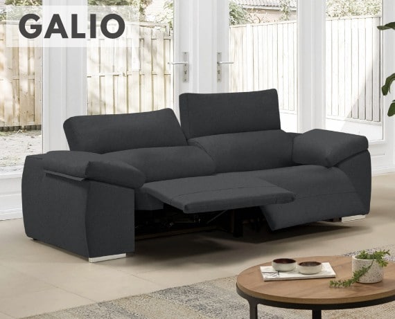 Sofá relax de tela Galio de HOME - principal
