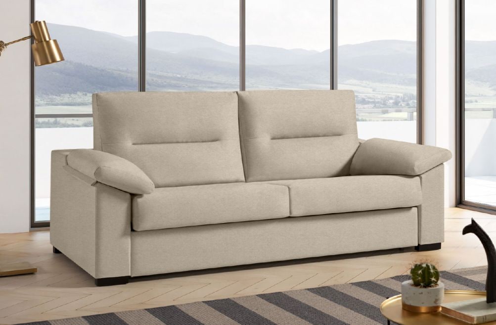 Sofá cama de apertura italiana de tela Atlas de HOME - principal