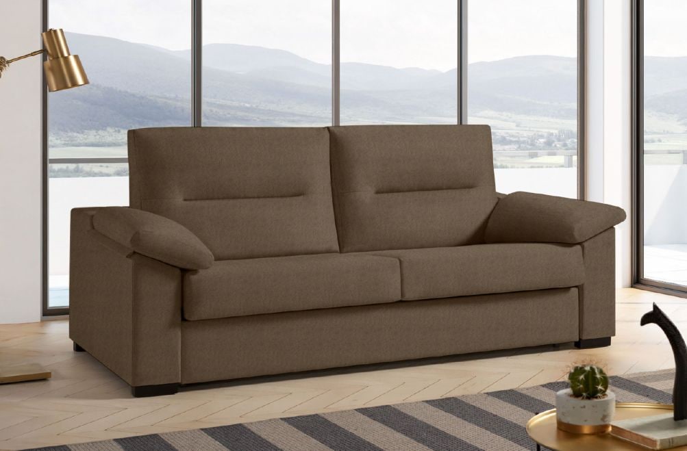 Sofá cama de apertura italiana de tela Atlas de HOME - principal