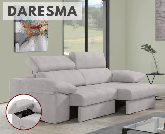 Sofá de tela Daresma de HOME - principal