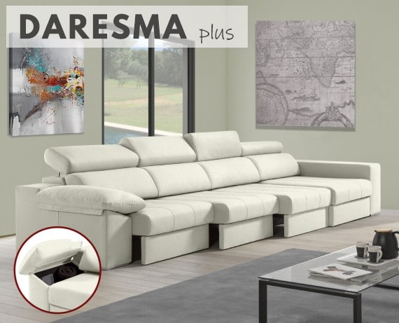 Sofá de tela Daresma Plus de HOME - principal