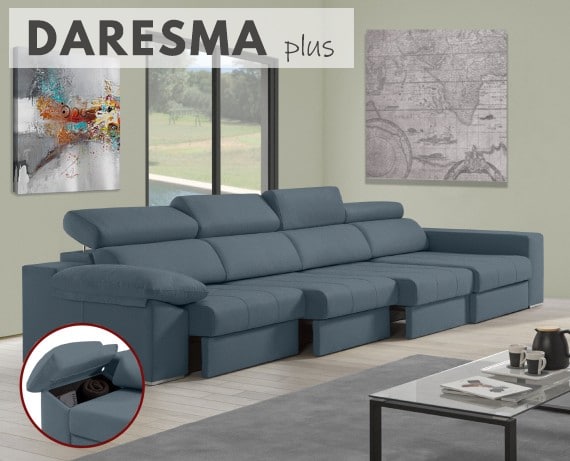 Sofá de tela Daresma Plus de HOME - principal