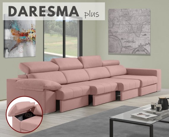 Sofá de tela Daresma Plus de HOME - principal