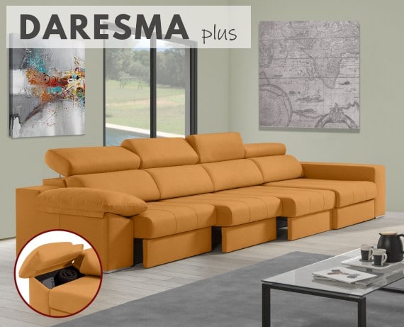 Sofá de tela Daresma Plus de HOME - principal