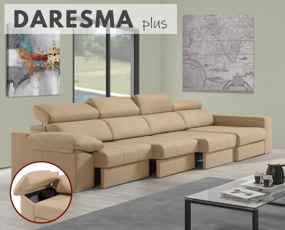 Sofá de tela Daresma Plus de HOME - principal