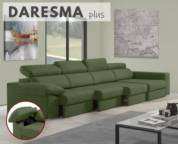 Sofá de tela Daresma Plus de HOME - principal