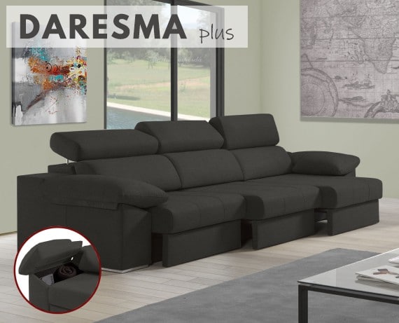 Sofá de tela Daresma Plus de HOME - principal