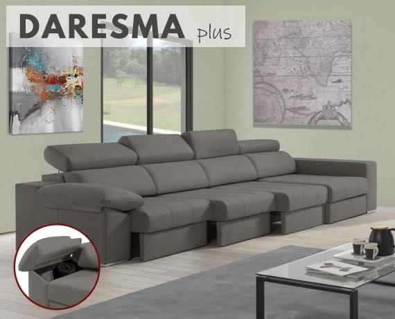 Sofá de tela Daresma Plus de HOME - principal