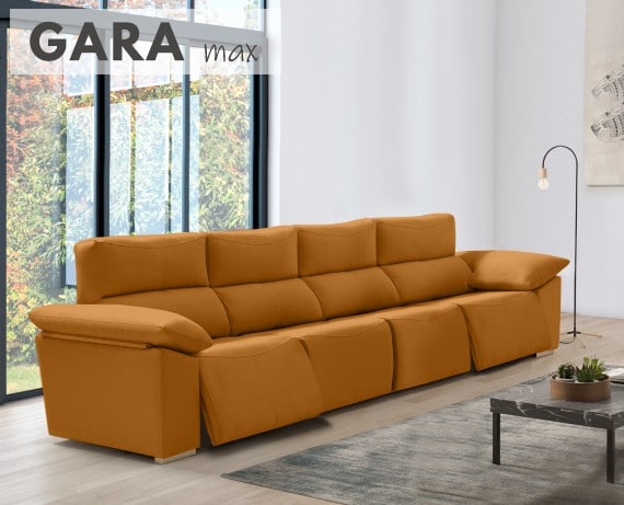 Sofá relax de tela Gara Max de HOME - principal
