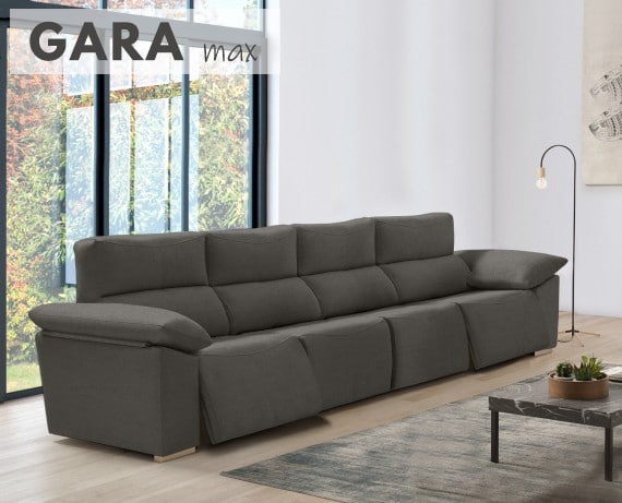Sofá relax de tela Gara Max de HOME - principal