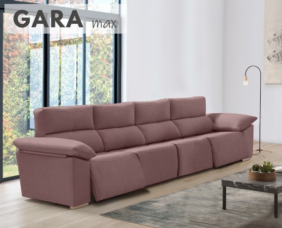 Sofá relax de tela Gara Max de HOME - principal