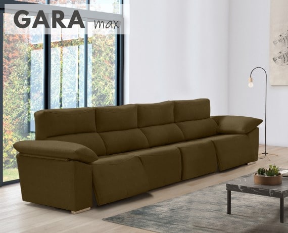 Sofá relax de tela Gara Max de HOME - principal