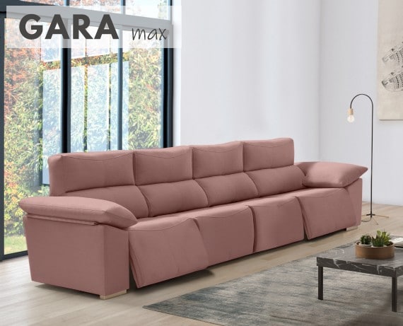 Sofá relax de tela Gara Max de HOME - principal