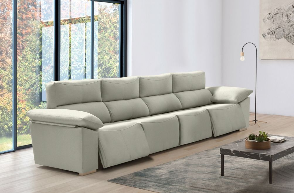 Sofá relax de tela Gara Max de HOME - principal