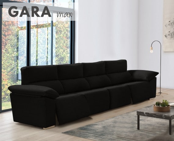 Sofá relax de tela Gara Max de HOME - principal